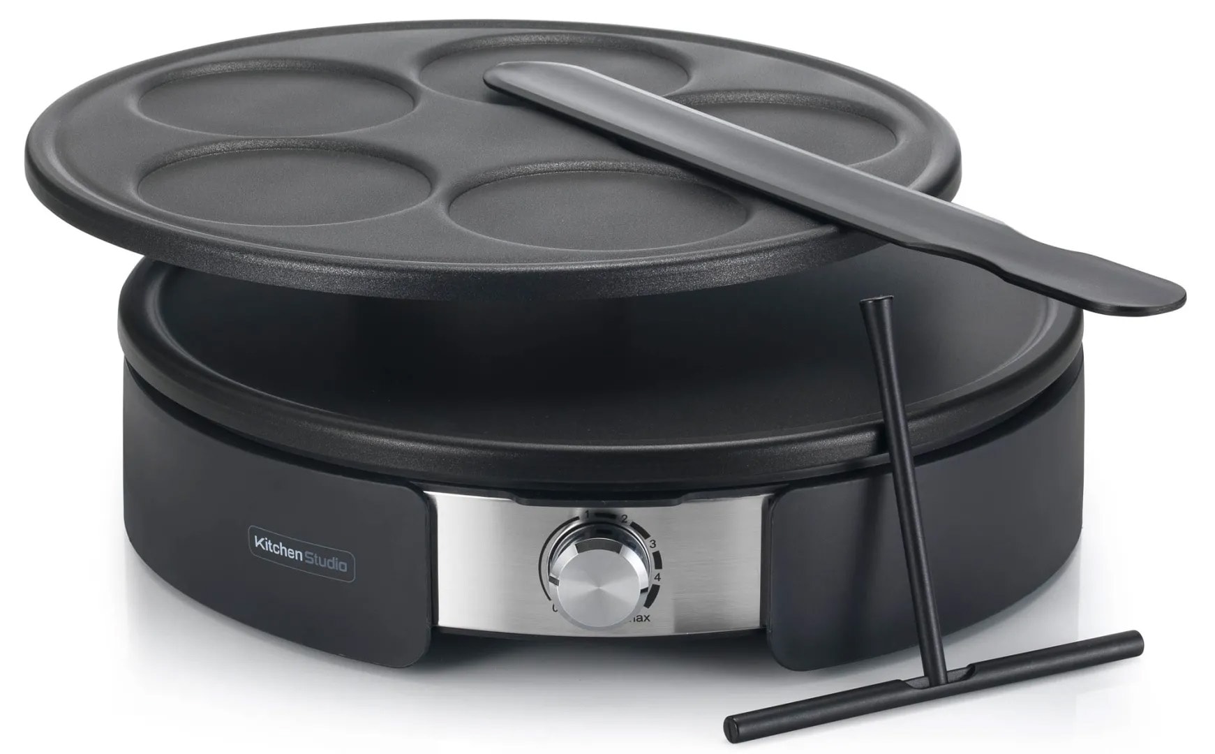 Crêpière KITCHEN CHEF 37 cm 1500W Noir KSLW170F