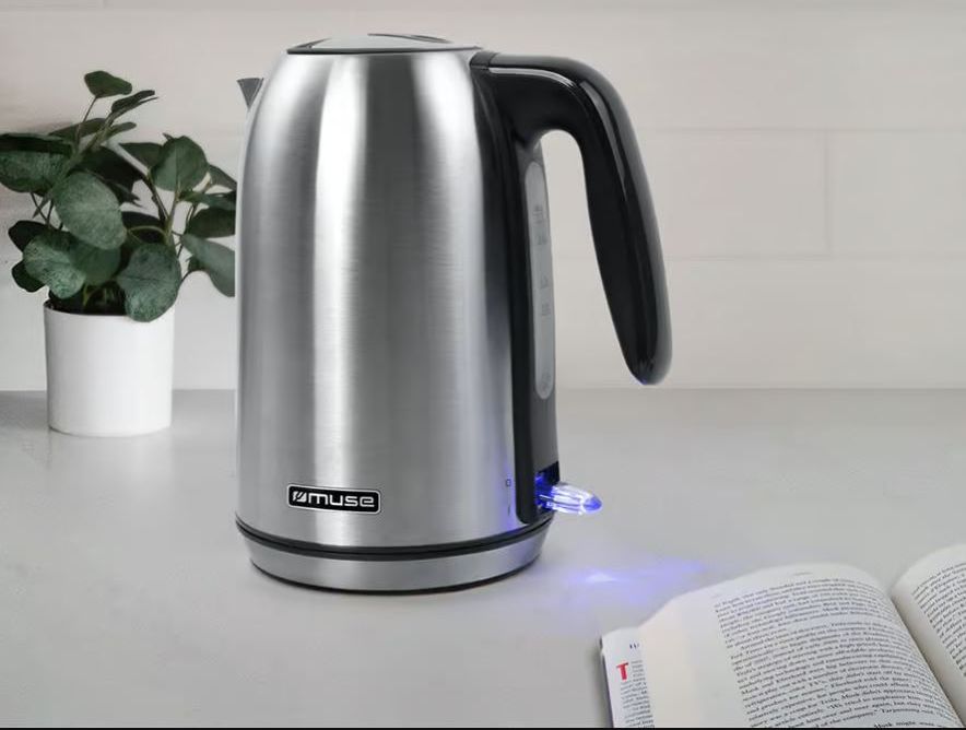 Bouilloire MUSE 1,7L 2200W Acier - MS015BS