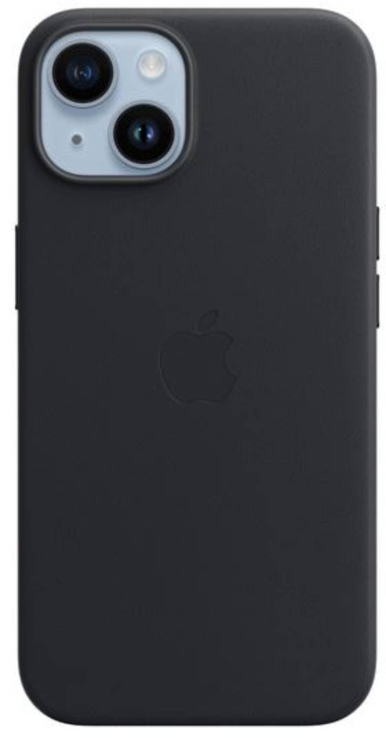 APPLE Coque iPhone 14 Cuir Magsafe Noir - MPP43ZM/A