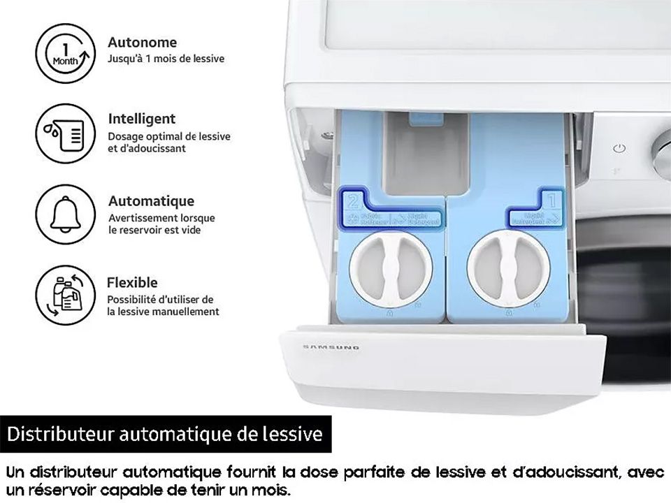 Lave linge Frontal SAMSUNG  - WW90DG6U85LKU3