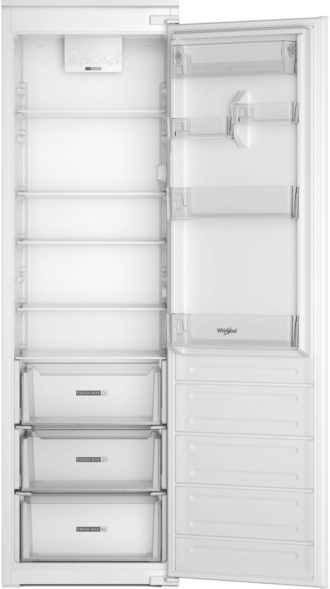 Réfrigérateur encastrable 1 porte WHIRLPOOL Froid brassé, 306L, Blanc - WHSD18A011A2FR