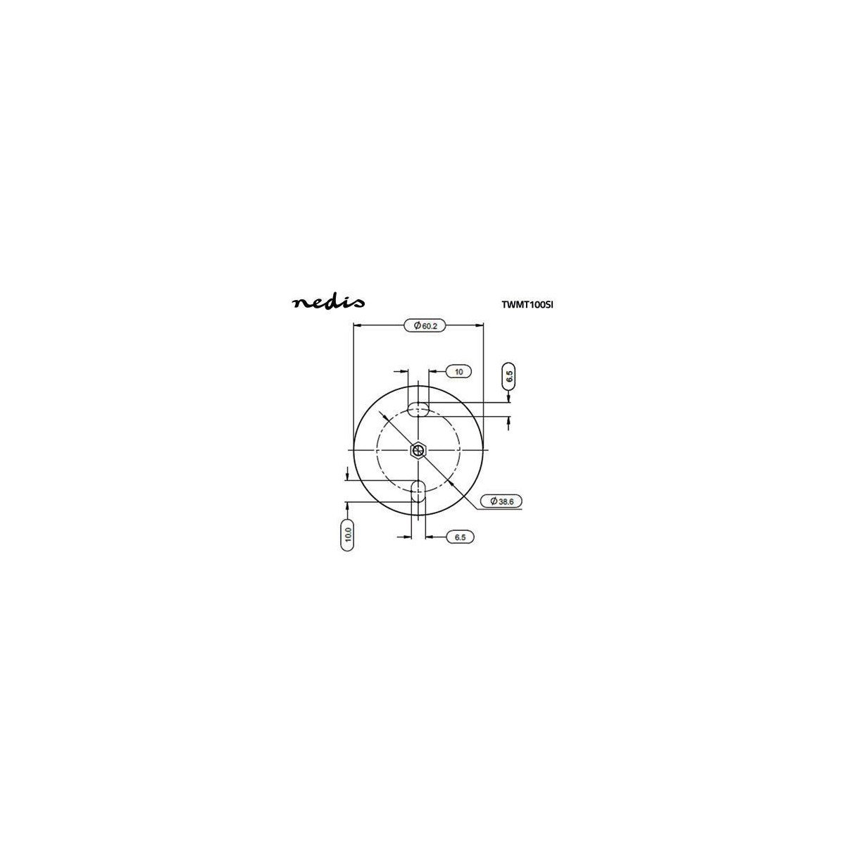 Support tablette tactile NEDIS  - TWMT100SI