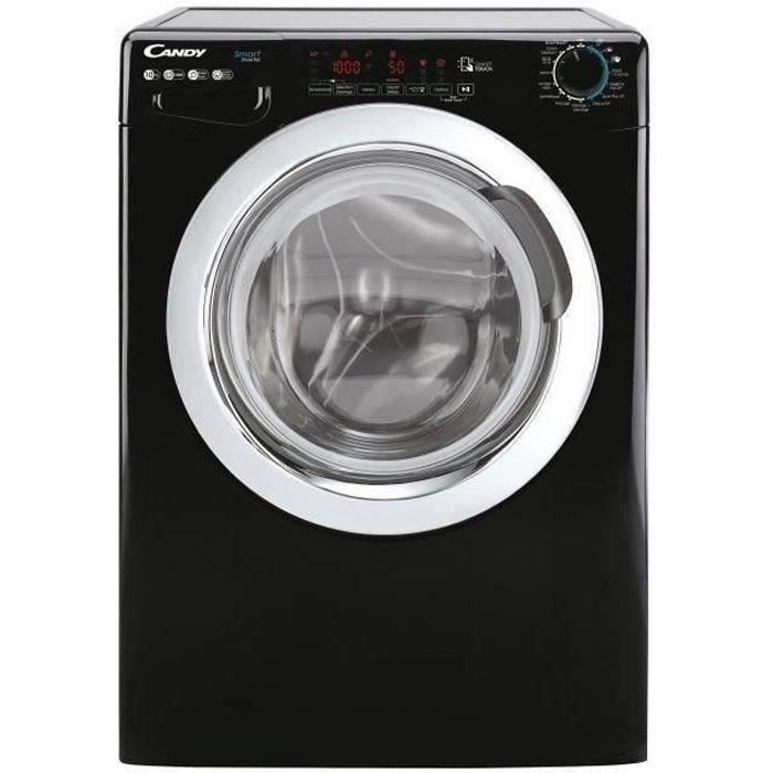 Lave linge Frontal CANDY , 1400 trs/mn, 10kg, Noir CSS1410TWMCBE-FR