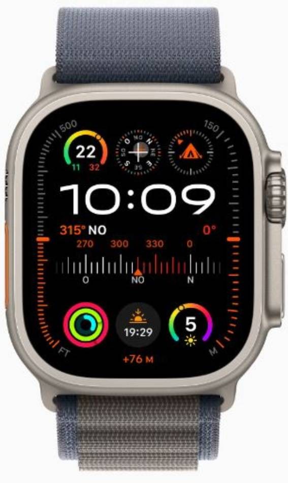 APPLE Montre connectée Watch Ultra 2 GPS + Cellular 49mm - WATCHULTRA2-MREP3NF