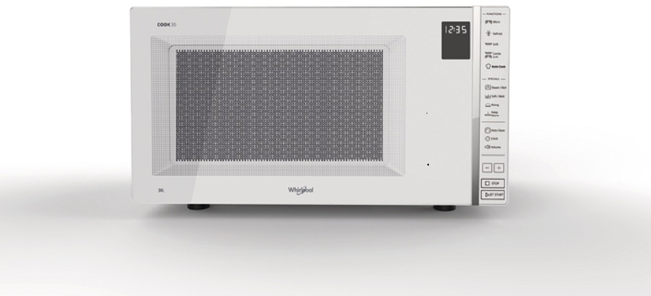 Micro ondes Grill WHIRLPOOL Auto Cook 900W 30LBlanc - MWP304W