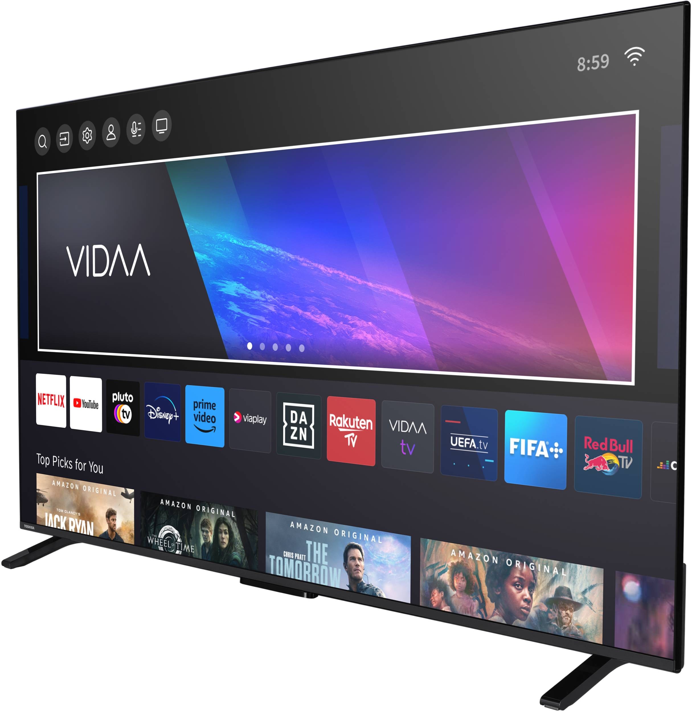 TV QLED 4K 164 cm TOSHIBA 50 Hz Smart TV 65" - 65QV2363DG TV QLED 4K 164 cm TOSHIBA 50 Hz Smart TV 65" - 65QV2363DG