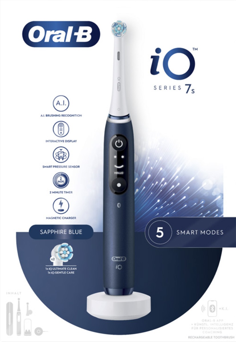 Brosse à dent électrique ORAL B Oral-B IO7 Bleue Saphir - IO7SAPPHIREBLUE