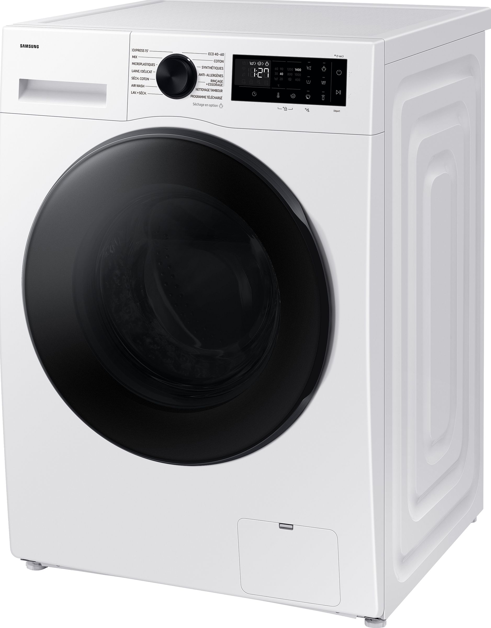 Lave linge sechant Frontal SAMSUNG 11kg 1400trs/min Blanc - WD11DG5B15BE