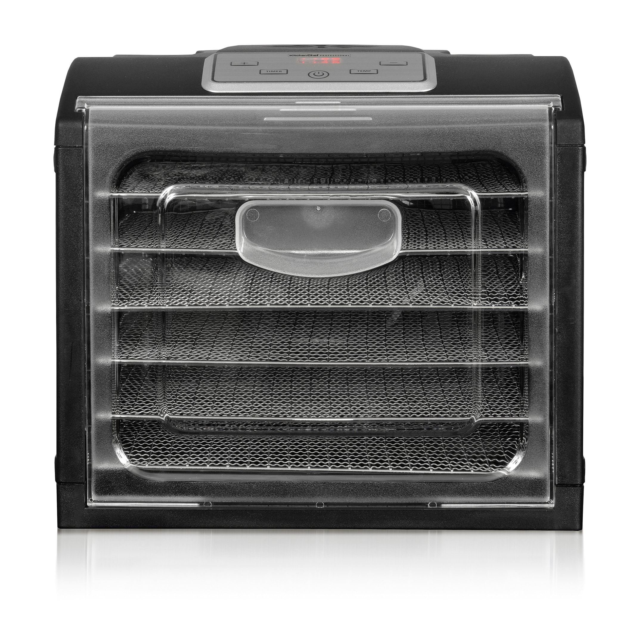 Déshydrateur de fruits KITCHEN CHEF 6 plateaux 500W Programmable Noir SECCO6BLACK