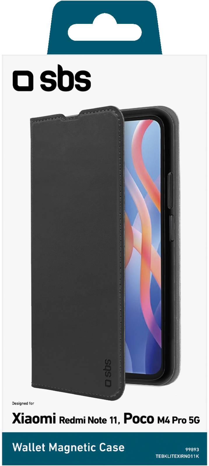 Etui SBS  de protection Wallet Lite pour Xiaomi Redmi Note 11/Poco M4 Pro 5G - ETUI-REDMNOT11POCOM4