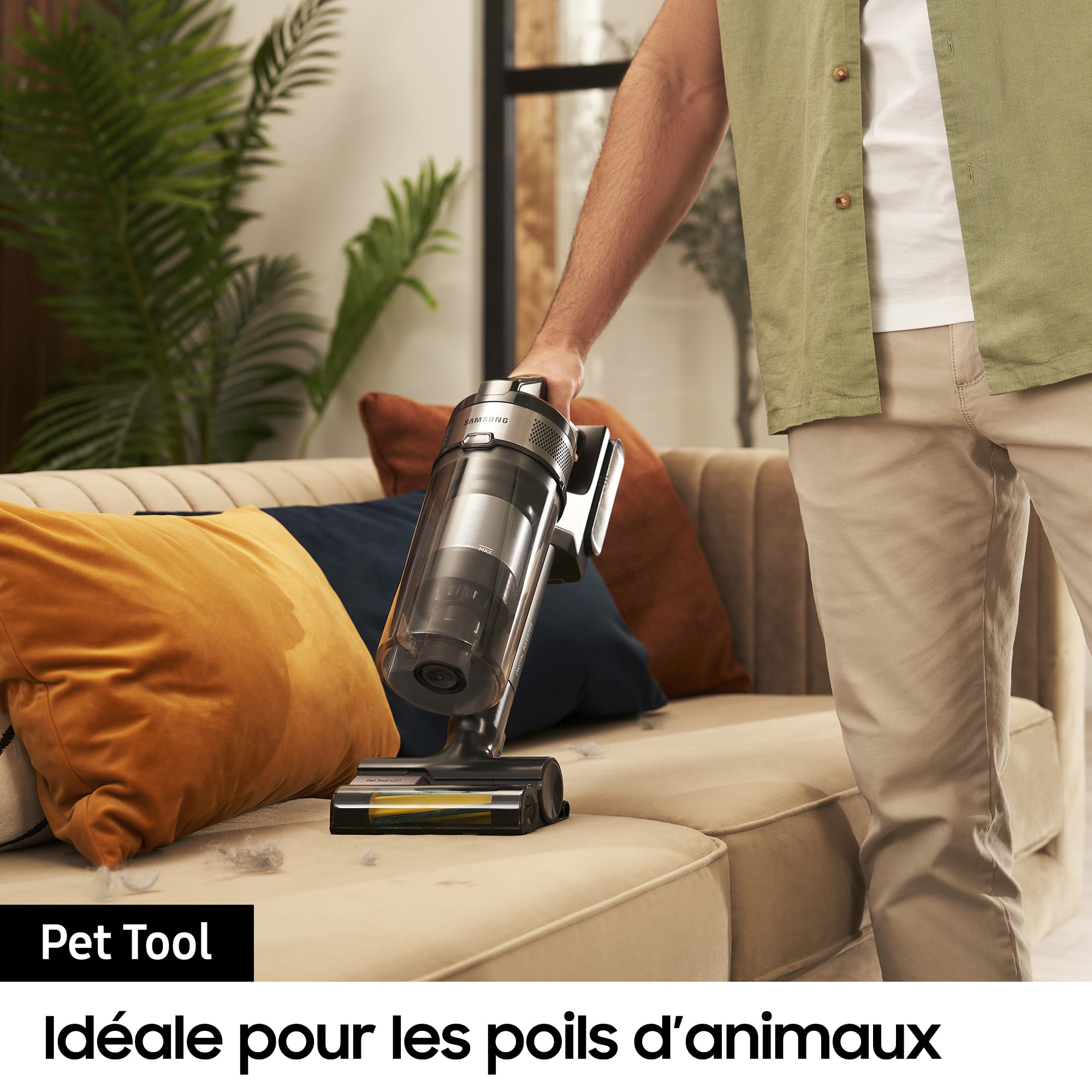 Aspirateur balai SAMSUNG JET 75 Multi, 550W, Noir - JET75EMULTI Aspirateur balai SAMSUNG JET 75 Multi, 550W, Noir - JET75EMULTI
