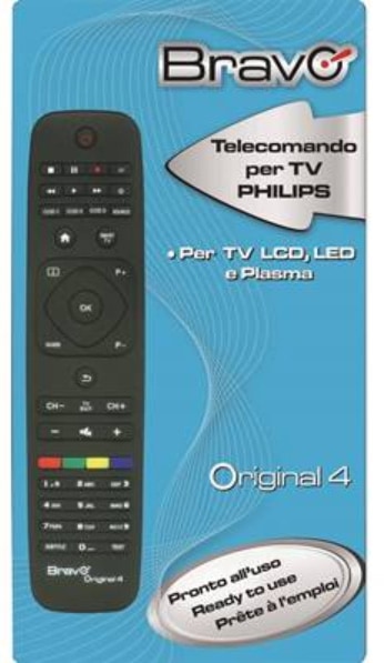 Télécommande universelle BRAVO Rétro-éclairée - TCORIGINAL4