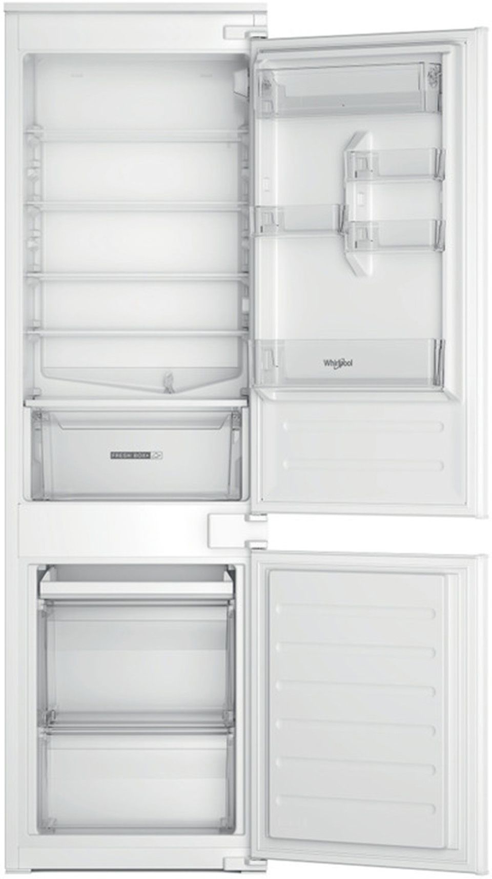 Réfrigérateur congélateur encastrable WHIRLPOOL 268L Froid statique Blanc WHC18D051A1FR