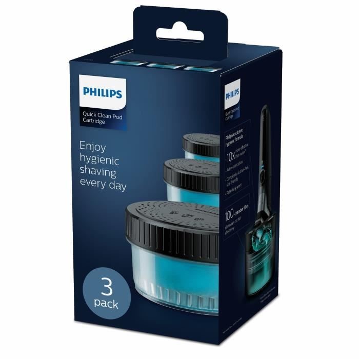 PHILIPS Accessoire rasoir Cartouche Quick Clean Pod - CC13/50