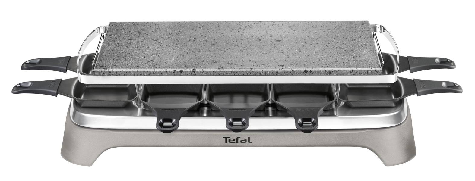 TEFAL Raclette Multifonction Inox & Design 10 coupelles - PR457B12