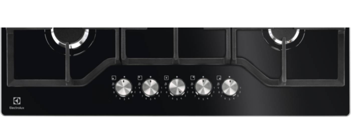 Plaque gaz ELECTROLUX Série 600 5 Foyers Noire - KGG75362K
