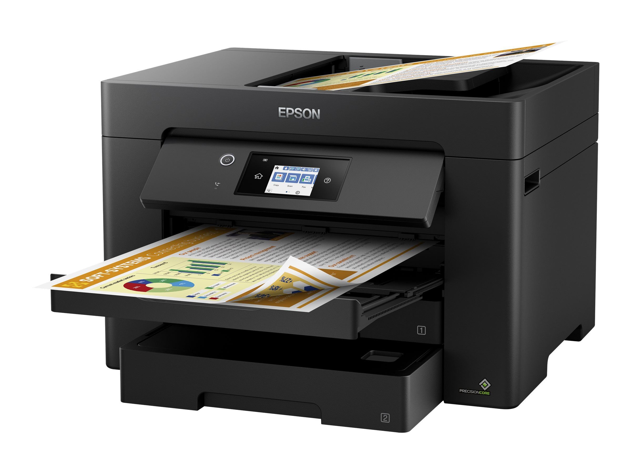 Imprimante jet d'encre EPSON WorkForce WF-7830DTWF Noire - WF-7830DTWF Imprimante jet d'encre EPSON WorkForce WF-7830DTWF Noire - WF-7830DTWF