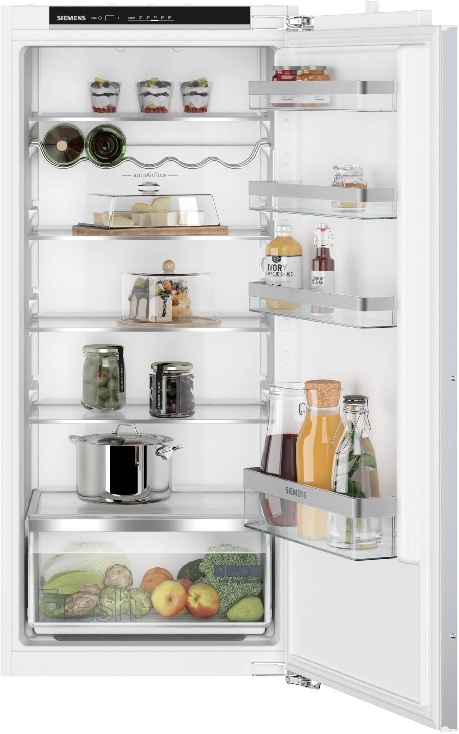 Réfrigérateur encastrable 1 porte SIEMENS 204L Froid statique Blanc KI41RVFE0