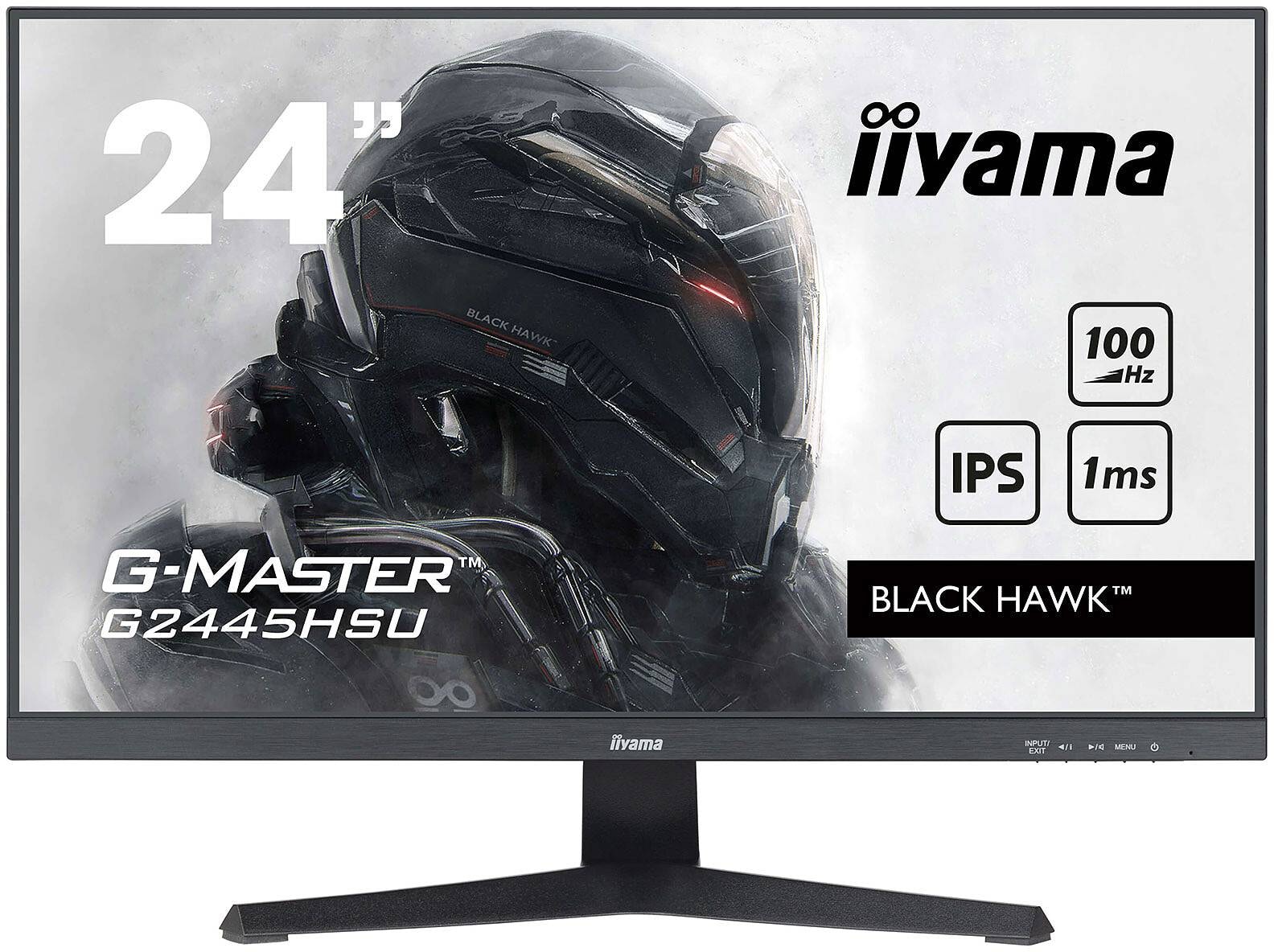 Ecran PC Gamer 24 pouces IIYAMA , 24", IPS, G-Master, Noir - G2445HSU-B2