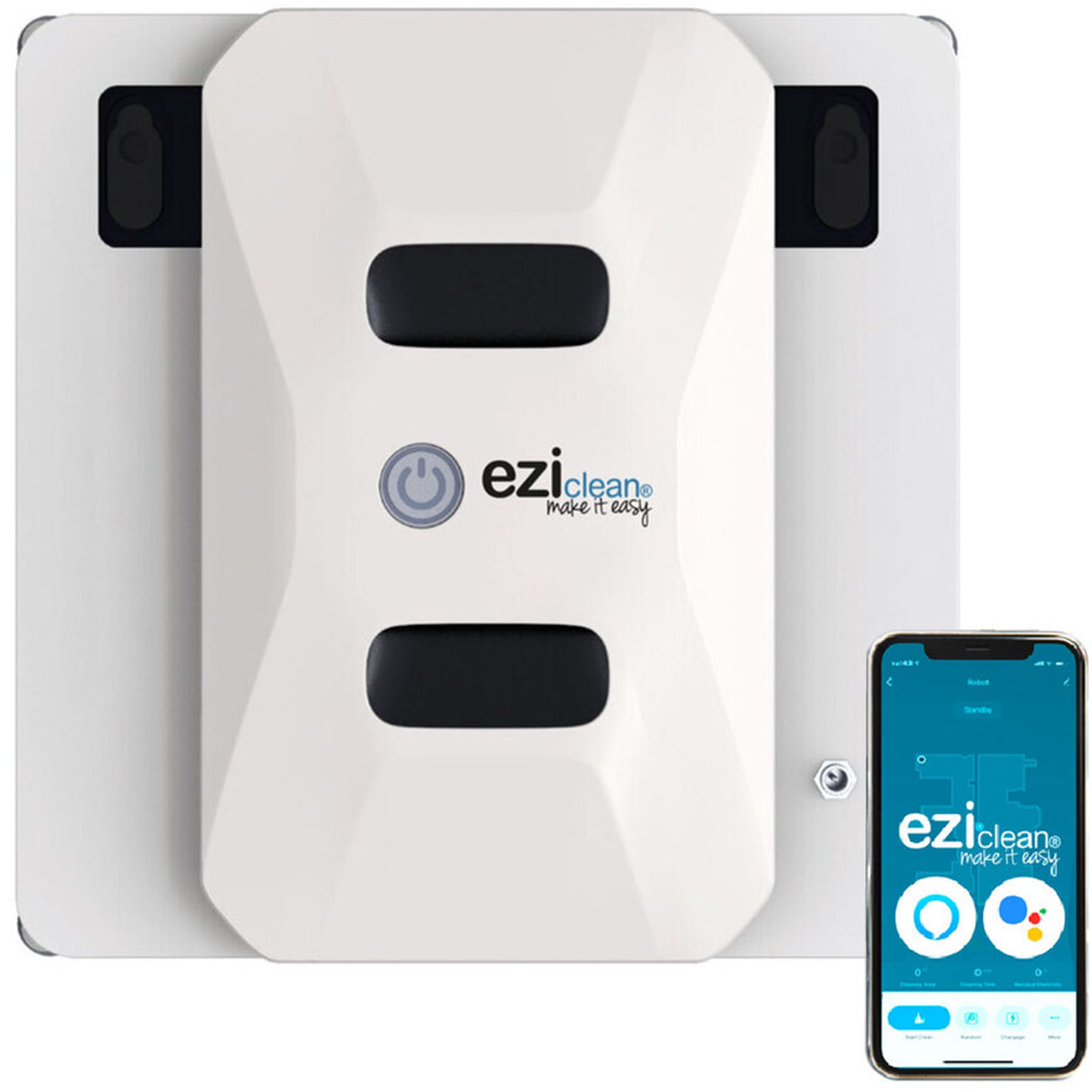 Nettoyeur vitre EZICLEAN Automatique Connecté Secteur Silencieux WINDOBOTS5PRO