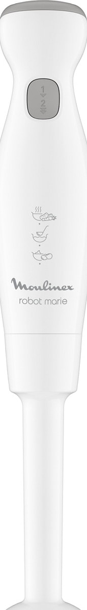Mixeur MOULINEX Fouet Hachoir Pied purée 450W Blanc DDG25110