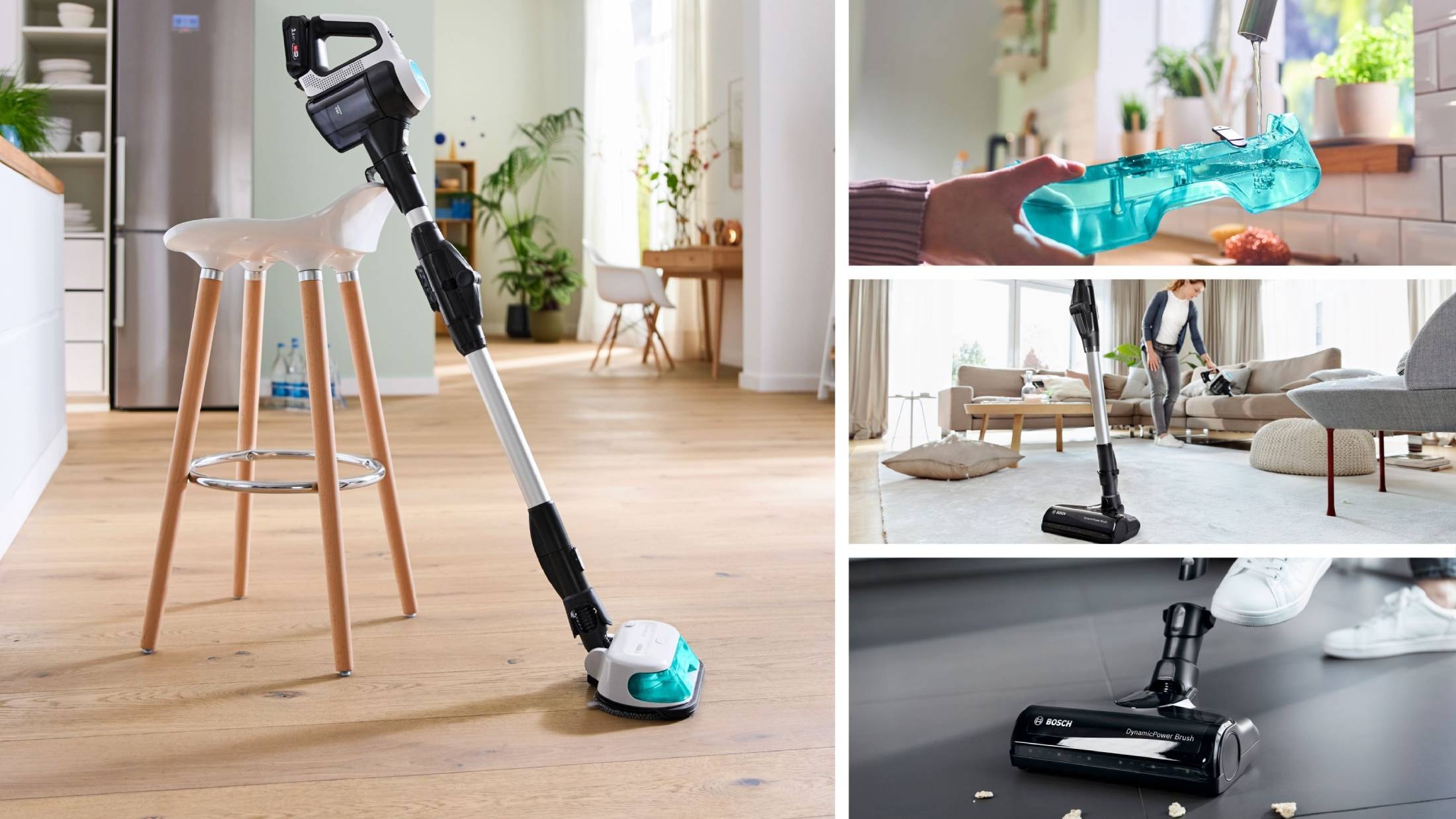 Aspirateur balai flex BOSCH Unlimited 7 40min Blanc - BCS71HYG1