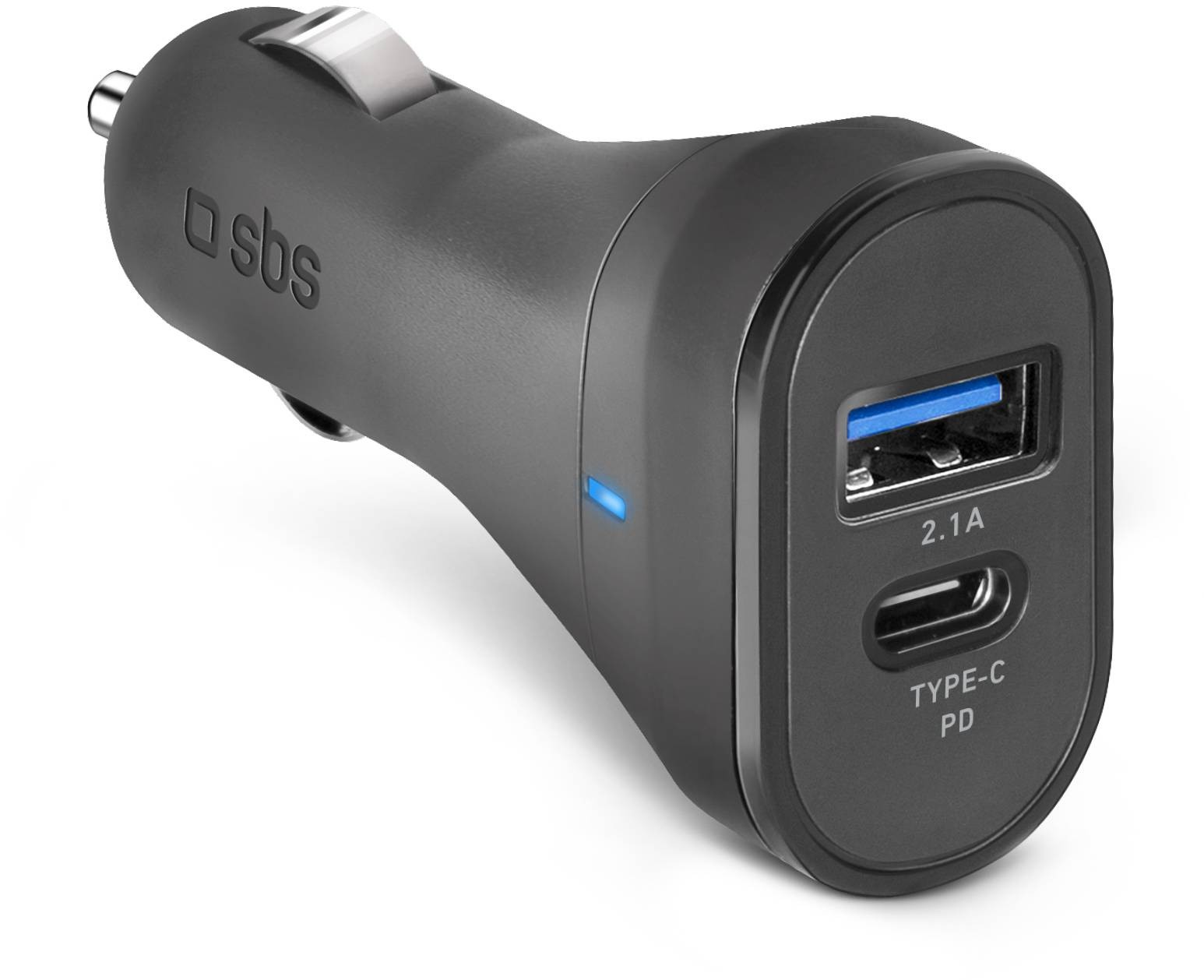 SBS Chargeur allume cigare Chargeur de voiture Type C - USB à 3.1A CHARGEURVOIT-USBC SBS Chargeur allume cigare Chargeur de voiture Type C - USB à 3.1A CHARGEURVOIT-USBC