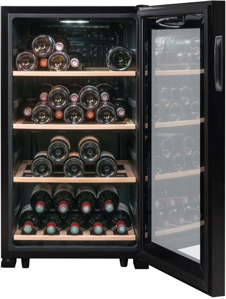 Cave à vin de service LA SOMMELIERE compatible vinotag 52 bouteilles - LS52BLACK Cave à vin de service LA SOMMELIERE compatible vinotag 52 bouteilles - LS52BLACK