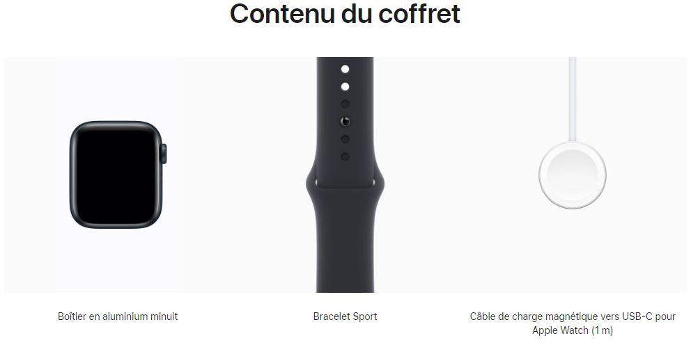 Montre connectée APPLE - WATCHSE-MRGA3QF-2023 Montre connectée APPLE - WATCHSE-MRGA3QF-2023