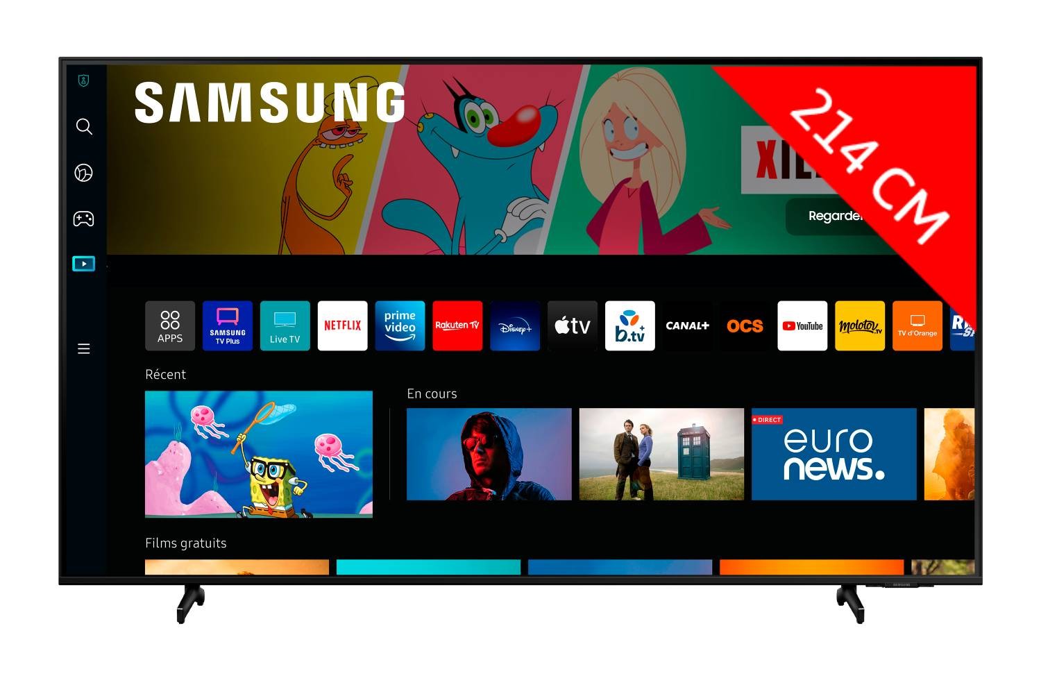 TV LED 4K 214 cm SAMSUNG 85" - UE85BU8005K TV LED 4K 214 cm SAMSUNG 85" - UE85BU8005K