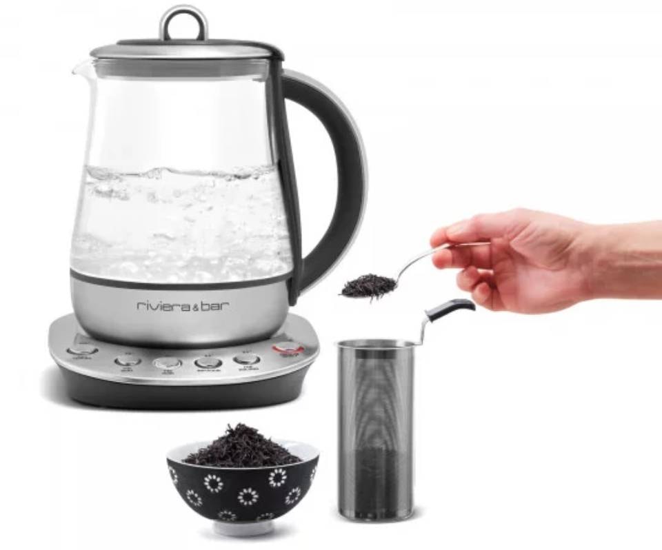 Théière RIVIERA & BAR température réglable, 1.2L, Inox - BTH540