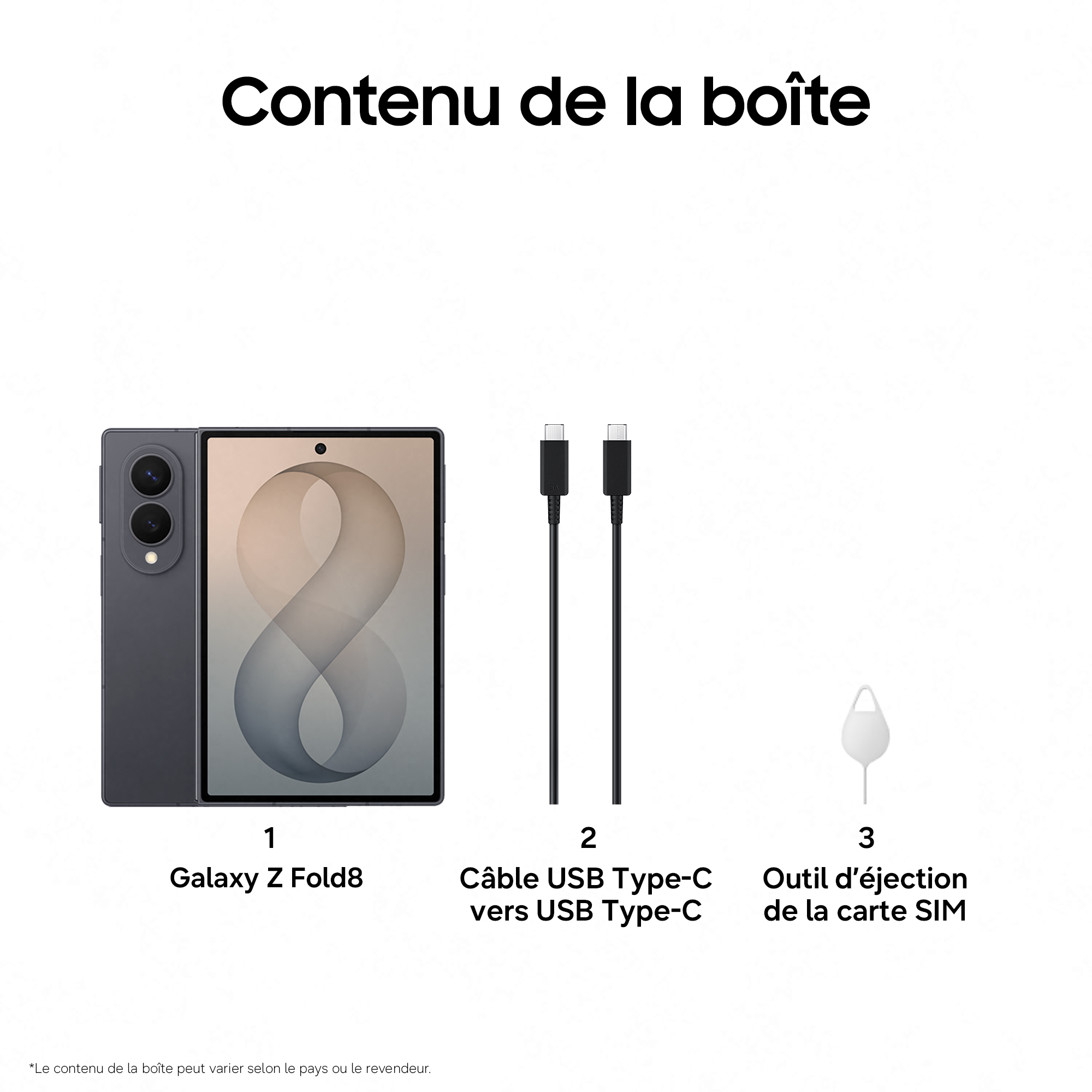 Samsung Galaxy Z Fold 8 256Go Graphite SAMSUNG  - SM-F971BZKBEUB