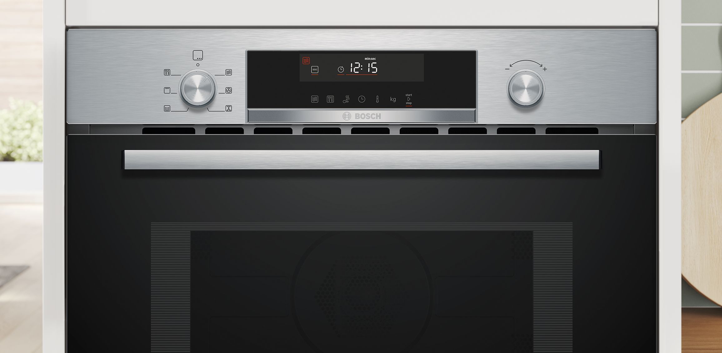 Four combiné micro-ondes BOSCH 900W 44L Inox - CMA585GS1