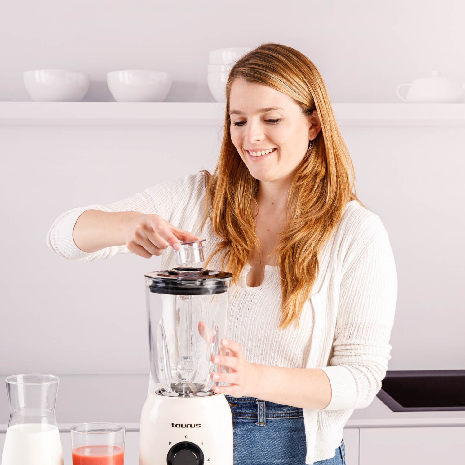 Blender TAURUS 1,8L 1500W Beige - OPVINTAGE1500M
