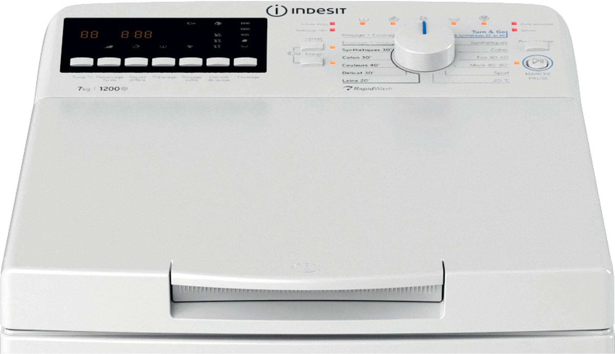 Lave linge Top INDESIT - BTW7251CFR Lave linge Top INDESIT - BTW7251CFR