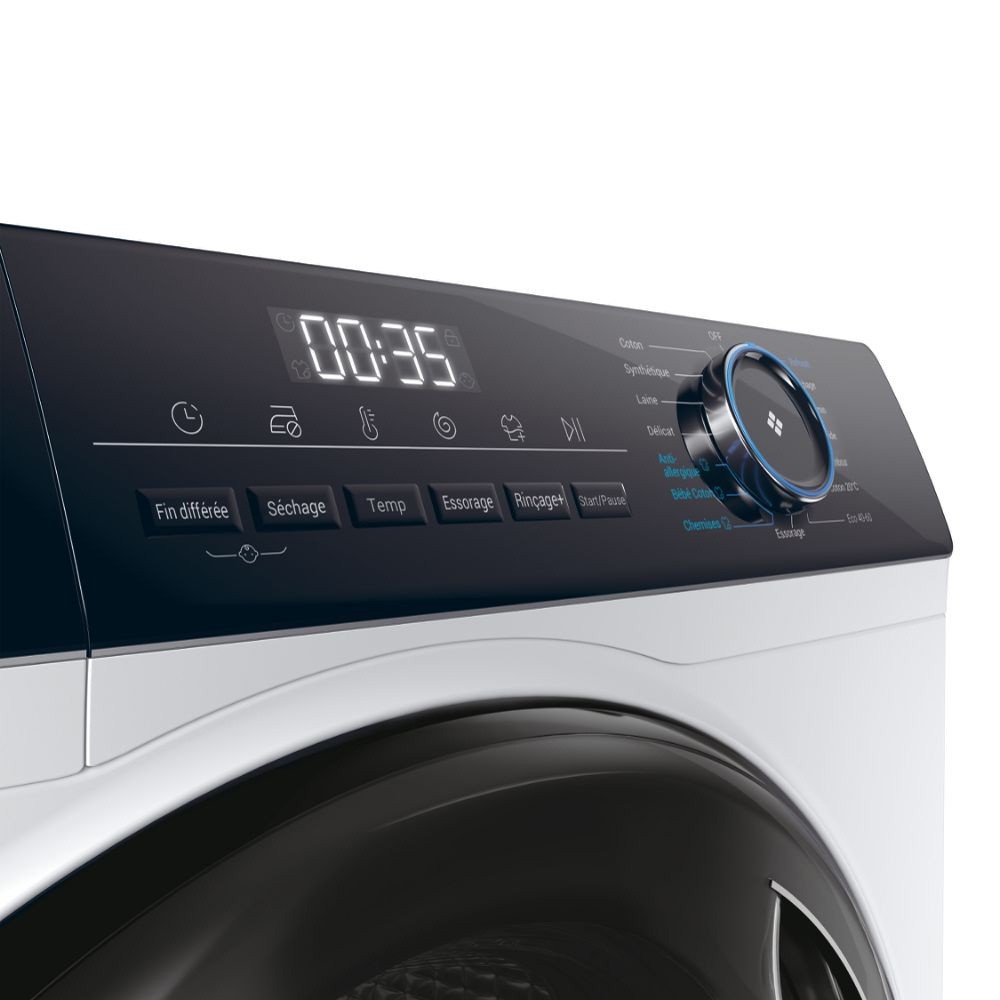 Lave linge sechant Frontal HAIER , 1400 trs/mn, 8/5 Kg, Blanc - HWD80-B14939-FR Lave linge sechant Frontal HAIER , 1400 trs/mn, 8/5 Kg, Blanc - HWD80-B14939-FR
