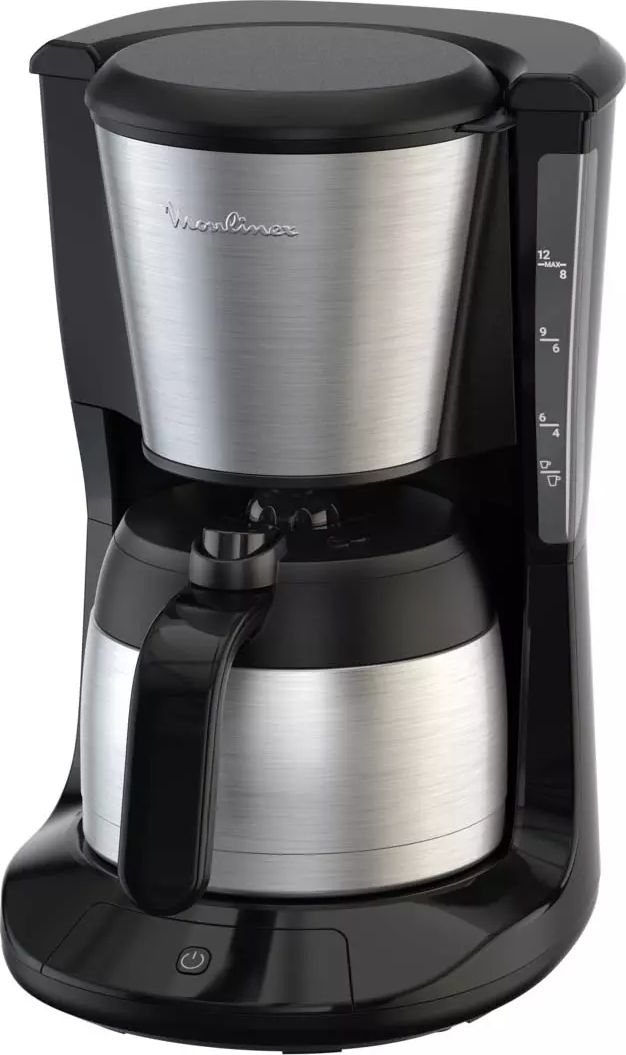 Cafetière MOULINEX Isotherme 0.9L 12 tasses Inox - FT5S0DE0