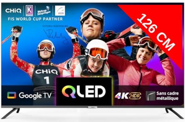 TV QLED 4K 126 cm CHIQ Ultra HD Smart TV 50" - U50QM8V TV QLED 4K 126 cm CHIQ Ultra HD Smart TV 50" - U50QM8V