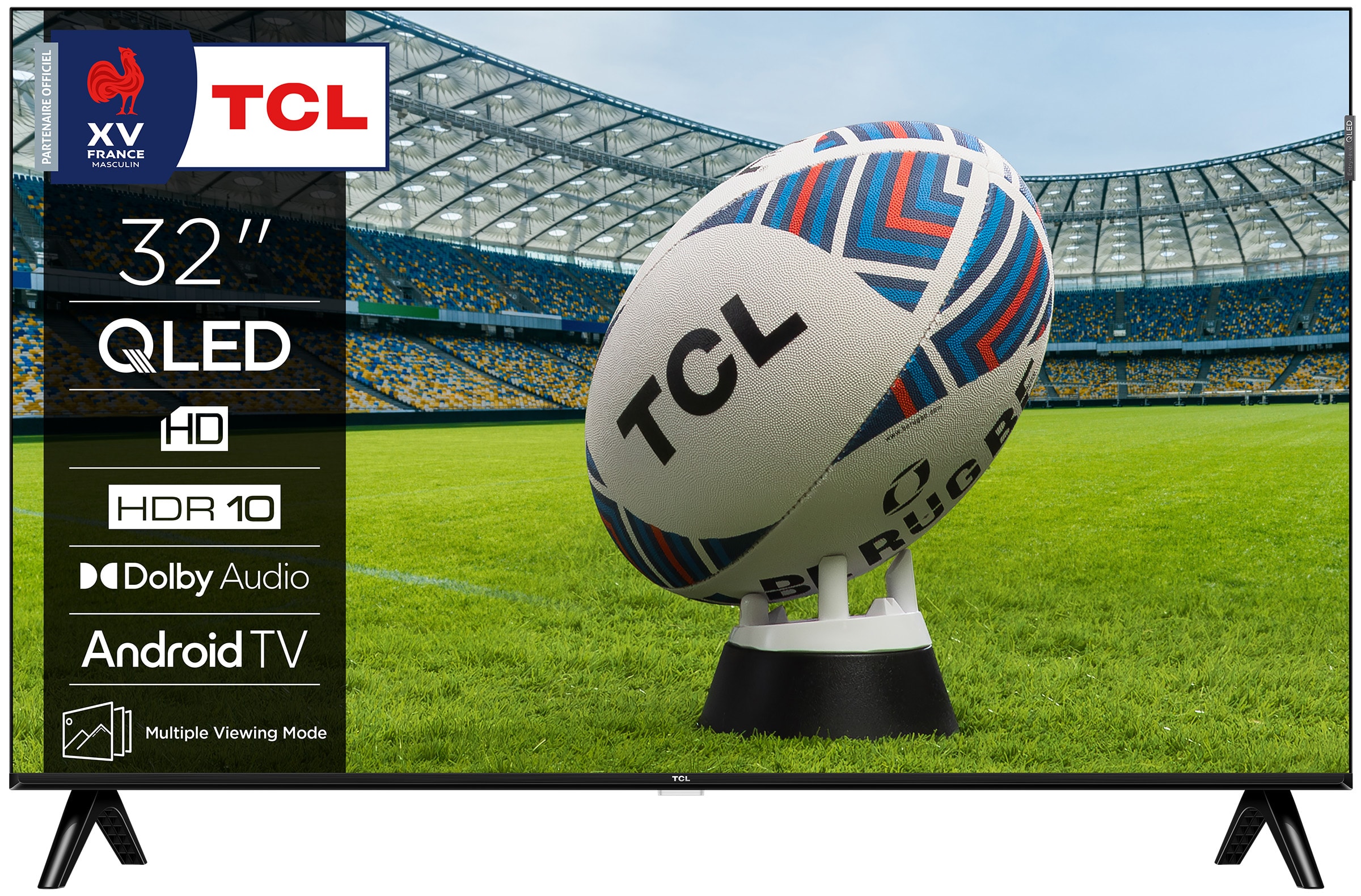 TV LED 80 cm TCL QLED HD, Chromecast intégré 32" - 32S4K TV LED 80 cm TCL QLED HD, Chromecast intégré 32" - 32S4K