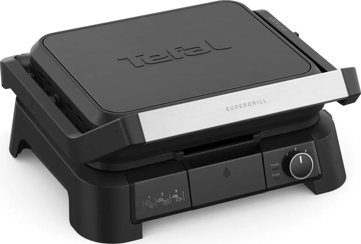Grill viandes TEFAL 600cm² 4 personnes Noir - GC5108E0