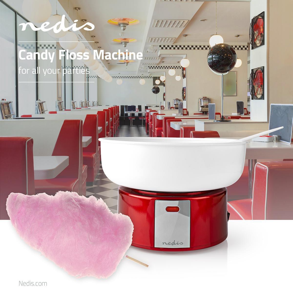 Machine à barbe à papa NEDIS  - FCCM100FRD