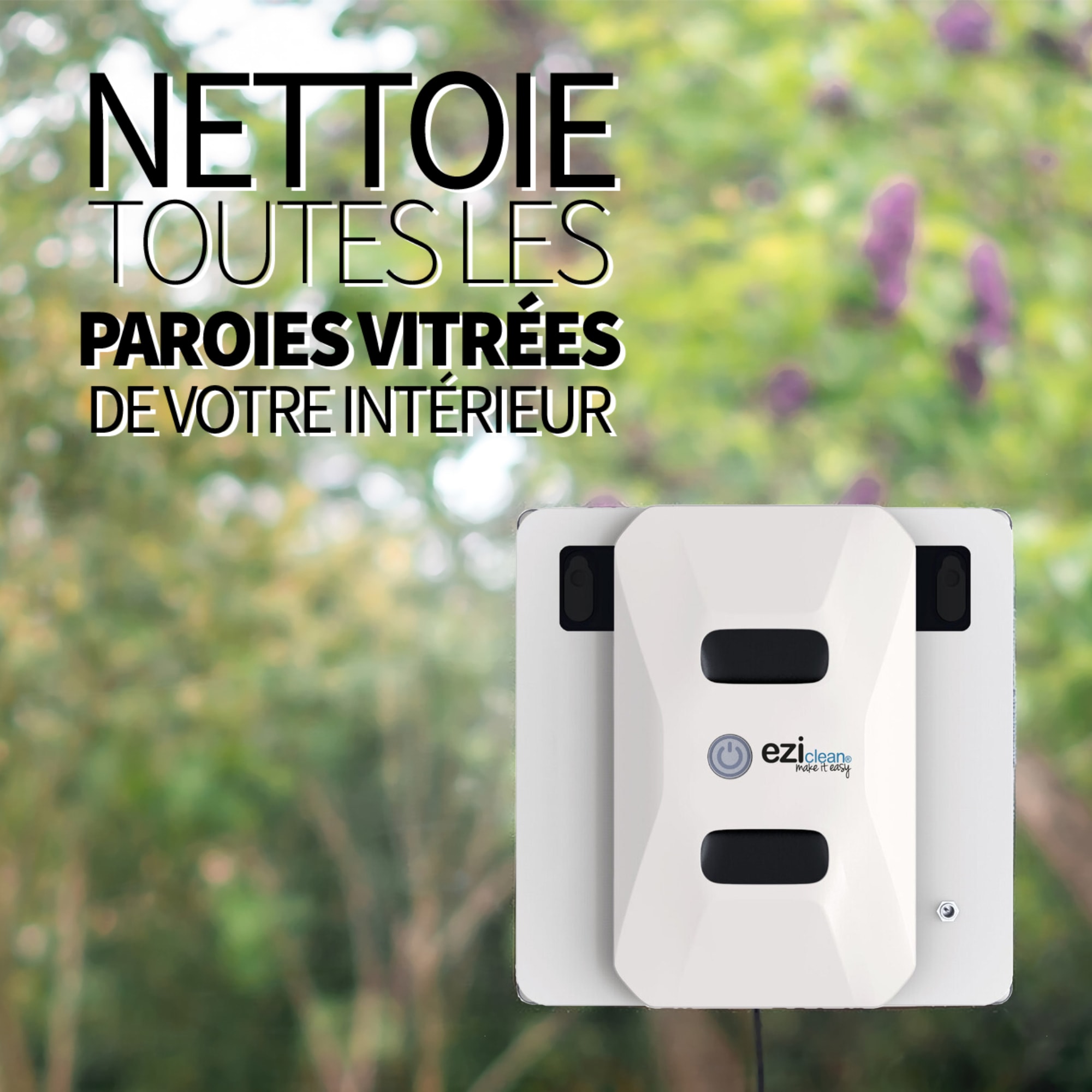 Nettoyeur vitre EZICLEAN Windobot S5 Pro, 72W, Blanc - WINDOBOTS5PRO Nettoyeur vitre EZICLEAN Windobot S5 Pro, 72W, Blanc - WINDOBOTS5PRO