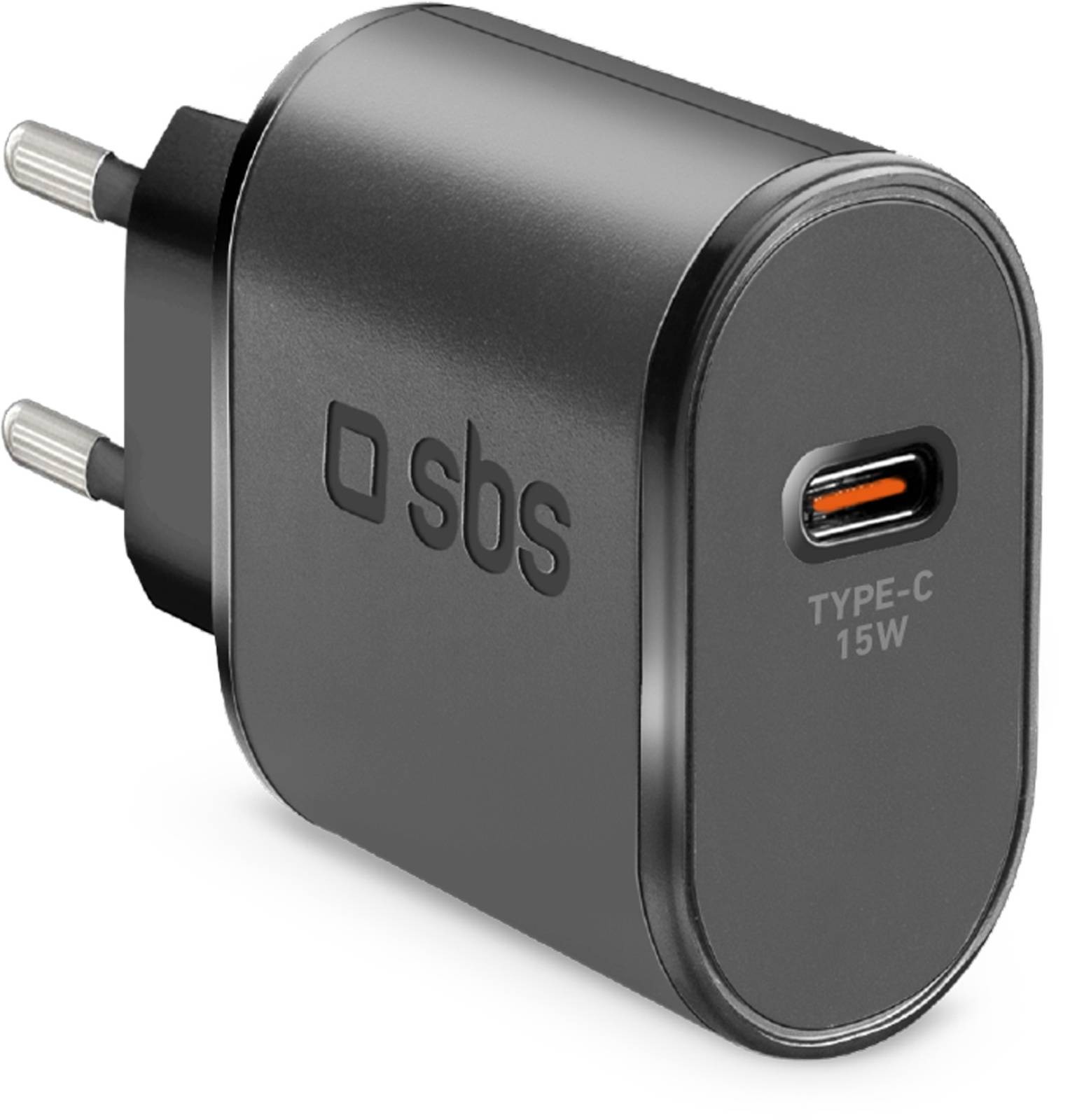 SBS Chargeur secteur Chargeur de batterie 15W ultra-rapide CHARG-TYPEC-15W SBS Chargeur secteur Chargeur de batterie 15W ultra-rapide CHARG-TYPEC-15W
