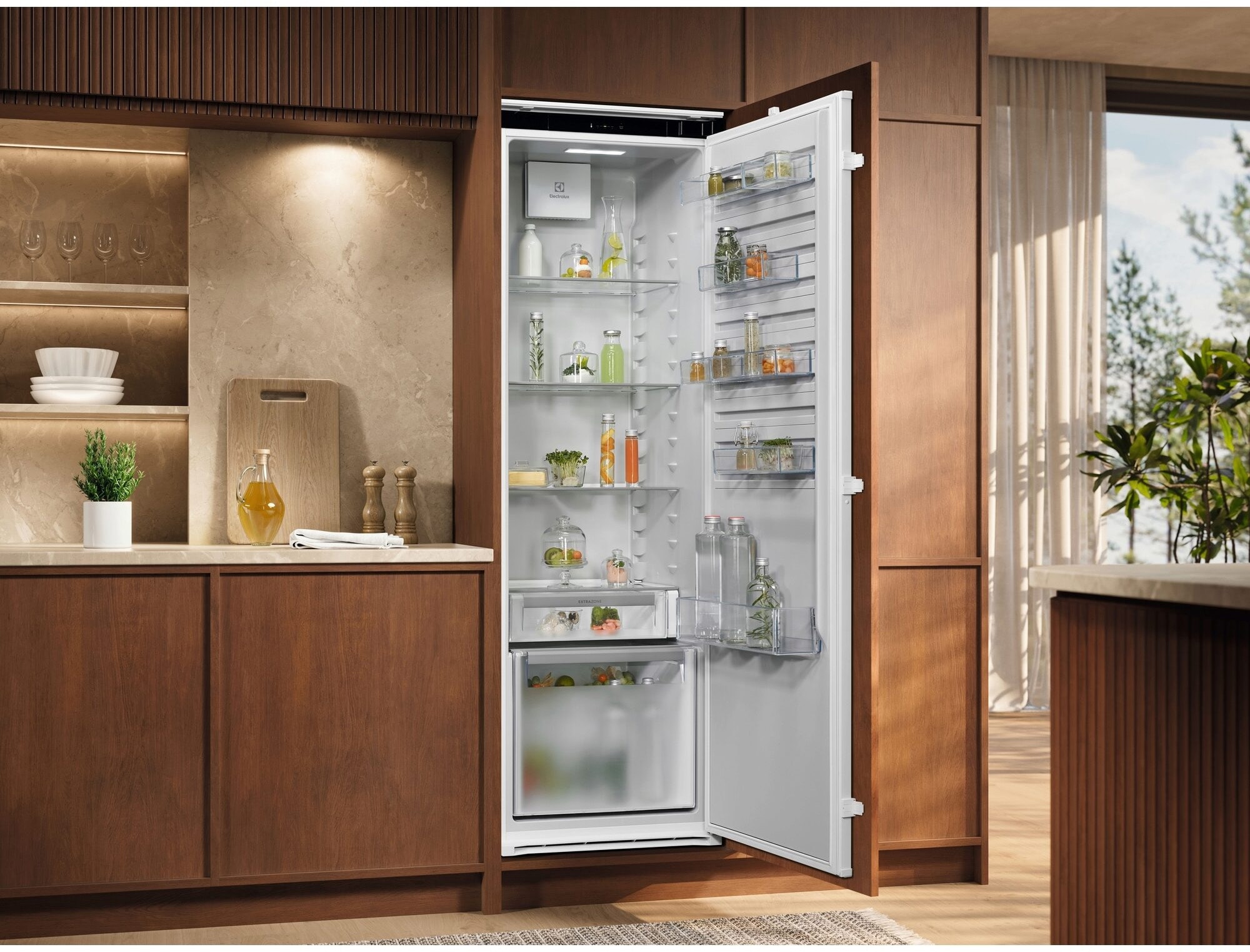 Réfrigérateur encastrable 1 porte ELECTROLUX 307L Froid brassé Blanc - KRF6DD18S1