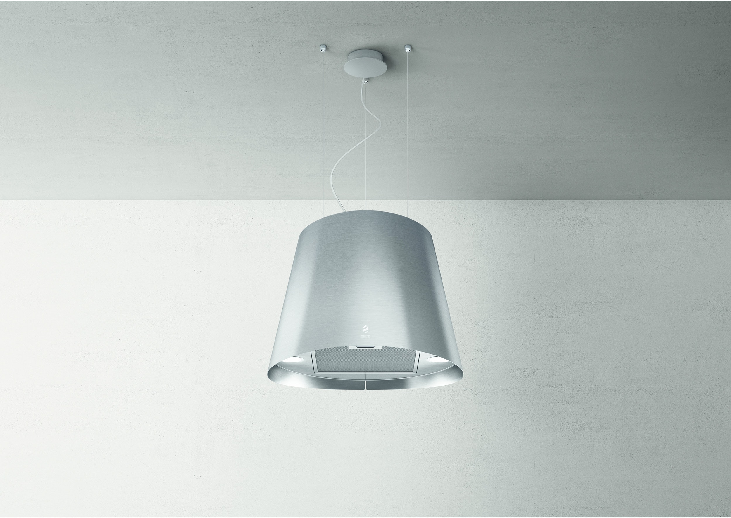 Hotte decorative ilot ELICA , 3 vitesses, 67dB, 50cm, Inox - PRF0089651D