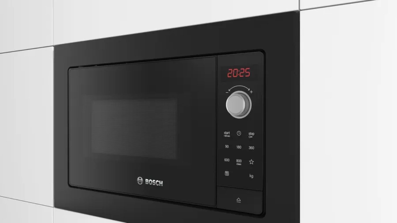 Micro ondes Encastrable BOSCH Série 2 800W 20L Noir - BFL623MB3 Micro ondes Encastrable BOSCH Série 2 800W 20L Noir - BFL623MB3
