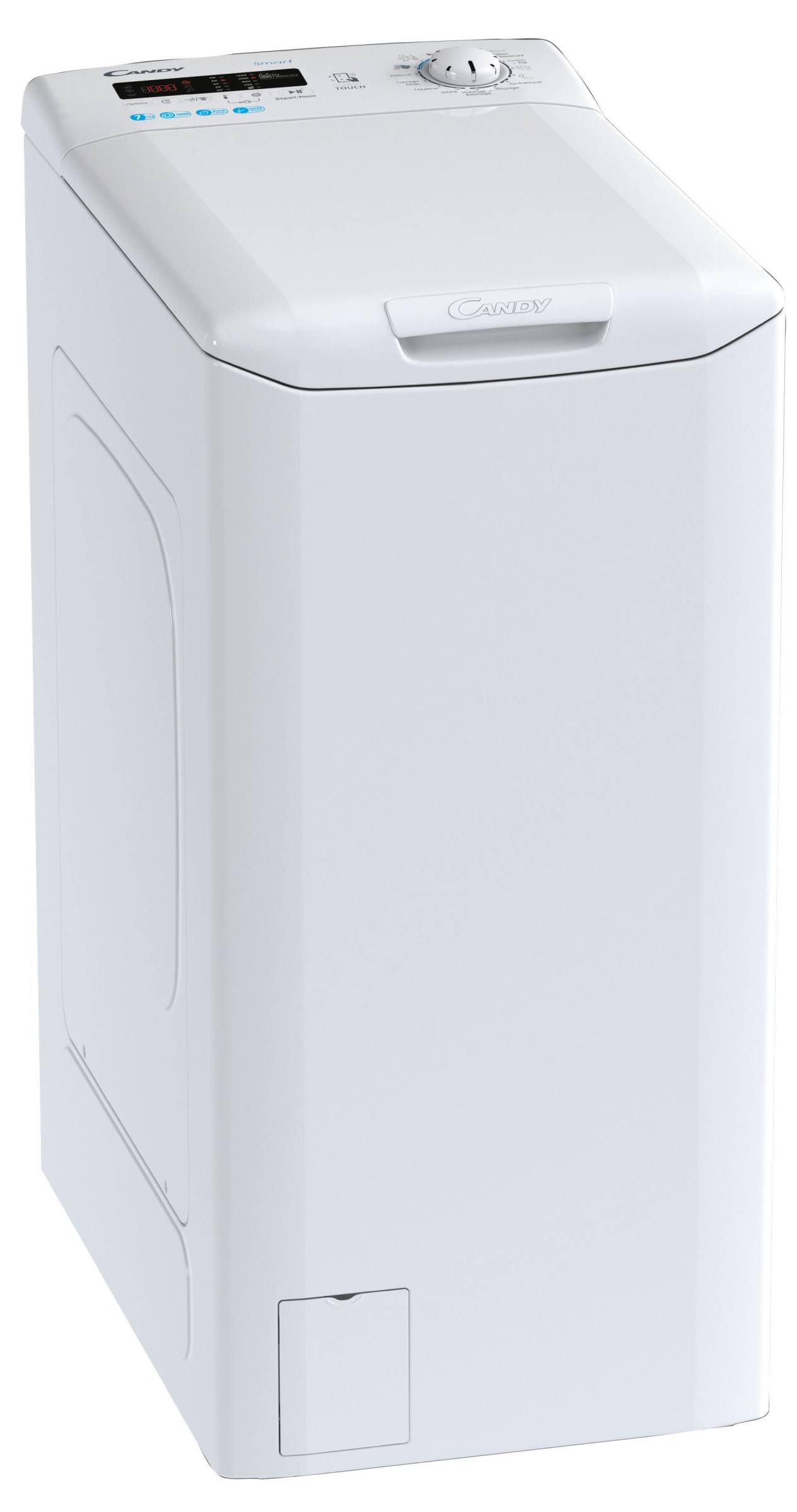 Lave linge Top CANDY , 1200 trs/mn, 7kg, Blanc - CST272D3/1-47 Lave linge Top CANDY , 1200 trs/mn, 7kg, Blanc - CST272D3/1-47