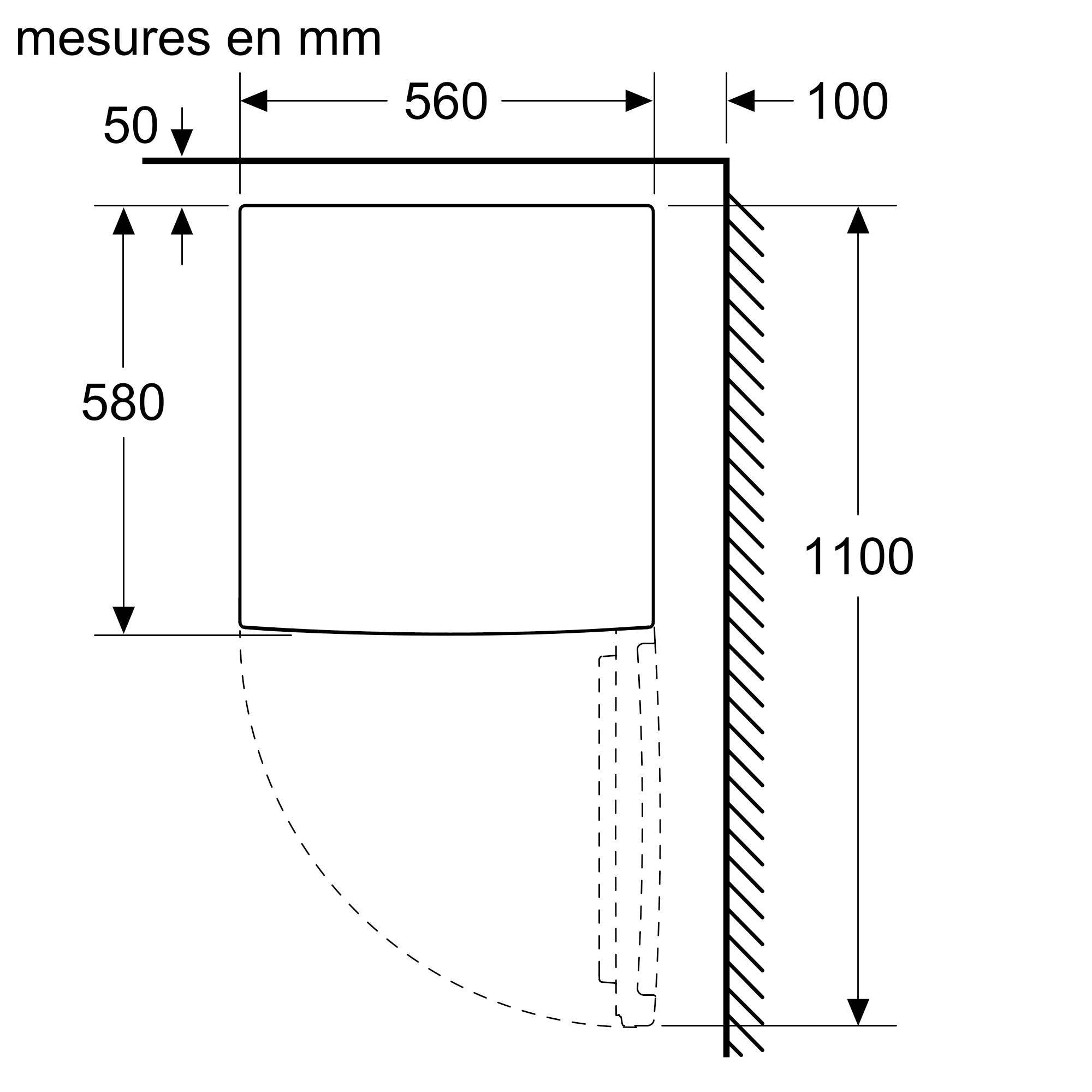 Table top BOSCH Série 2 Multibox 134L Blanc - KTR15NWEB Table top BOSCH Série 2 Multibox 134L Blanc - KTR15NWEB