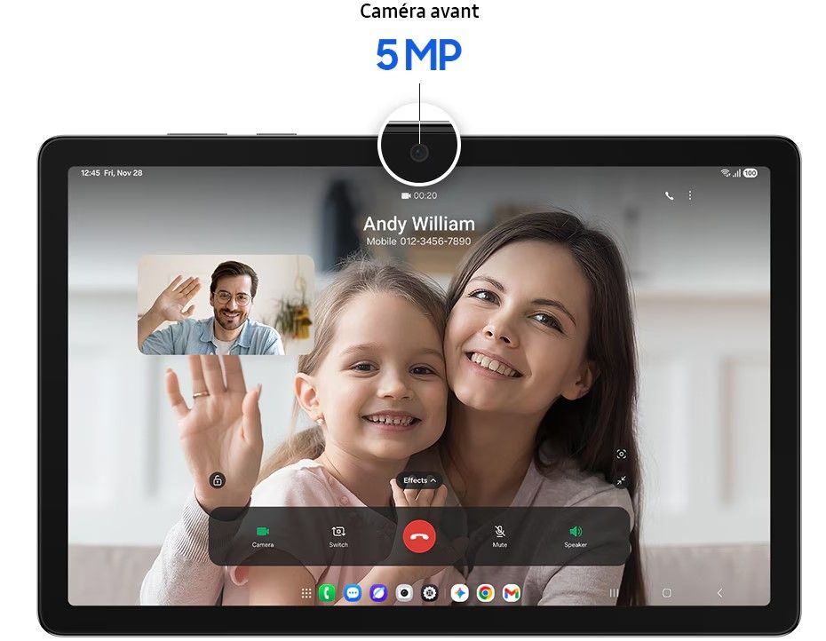 Tablette SAMSUNG 11'' Wi-Fi 128Go Argent - GALTABA11+128-ARG
