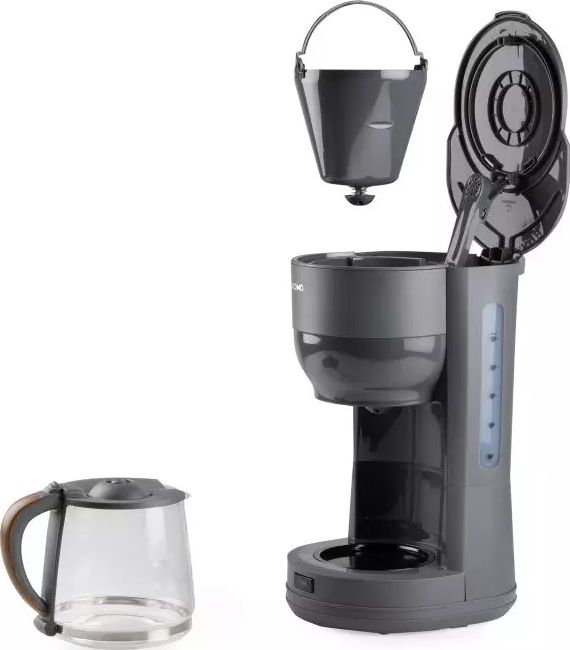 Cafetière DOMO 1000W 1,25L 10 tasses Gris - DO754K
